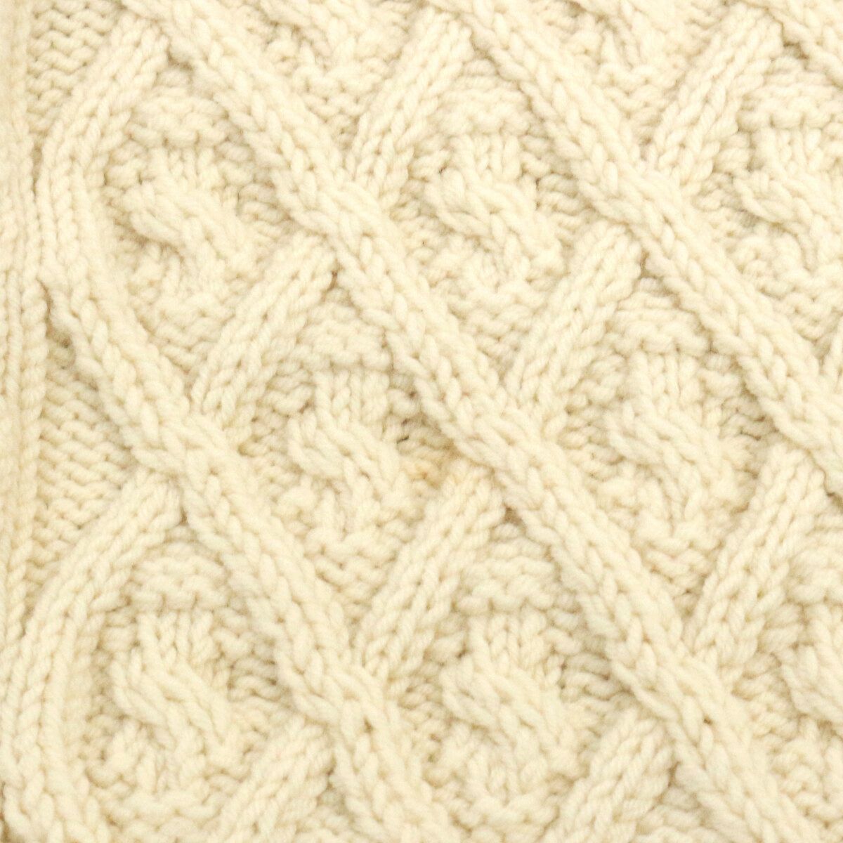 AURALEE オーラリー 19AW HARD TWIST MERINO ARAN KNIT VEST ハード