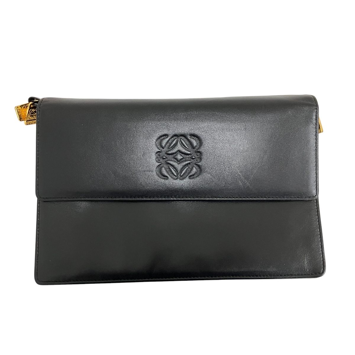 LOEWE ロエベ NAPPA NEGRO ナッパ レザー ハンドバッグ M-01.18