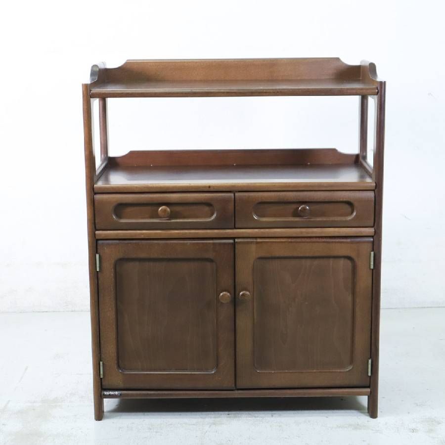 カリモク家具 karimoku 電話台 ファックス台 キャビネット 飾り棚 ブナ