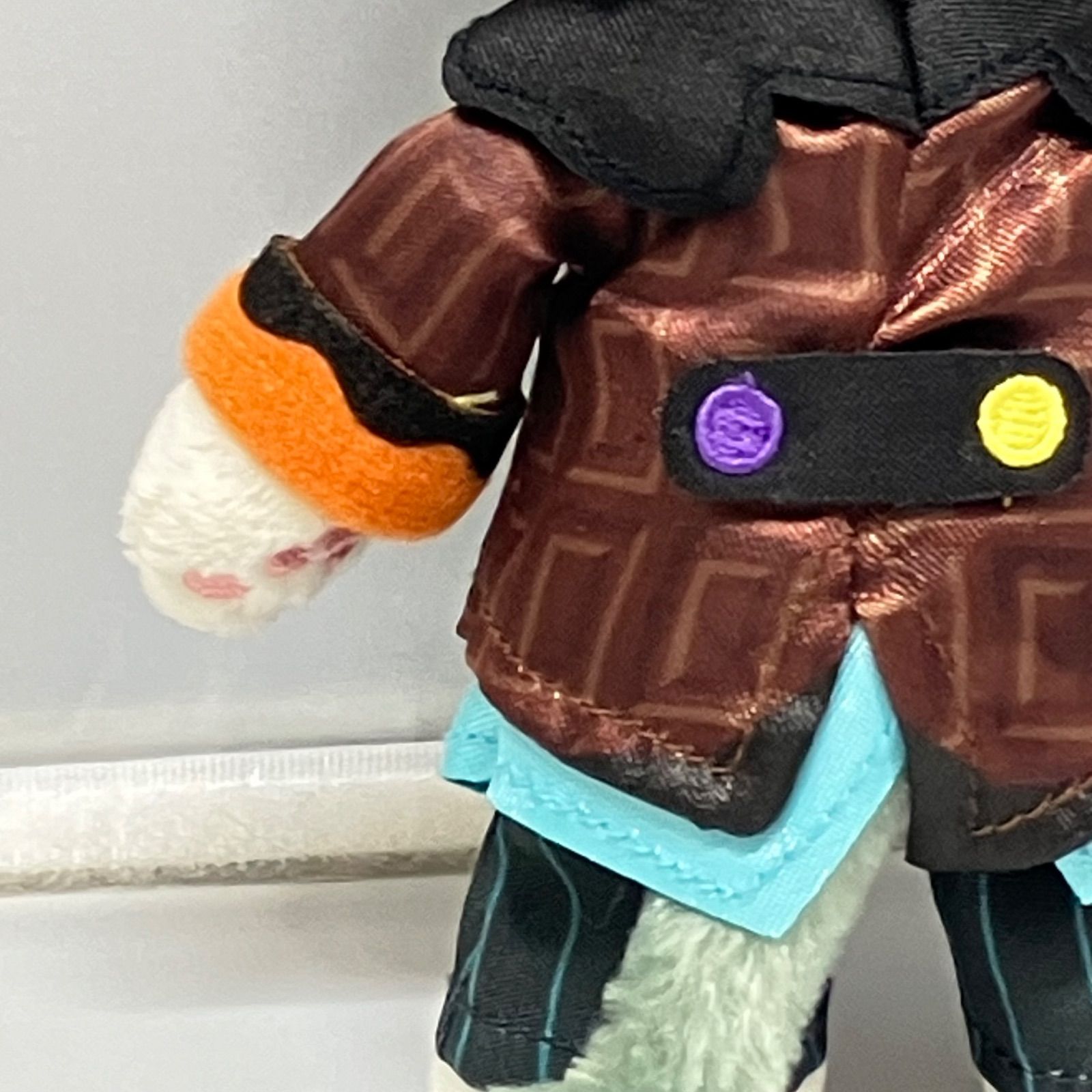 新品・タグ付き】ジェラトーニ ぬいぐるみバッジ ぬいぐるみストラップ