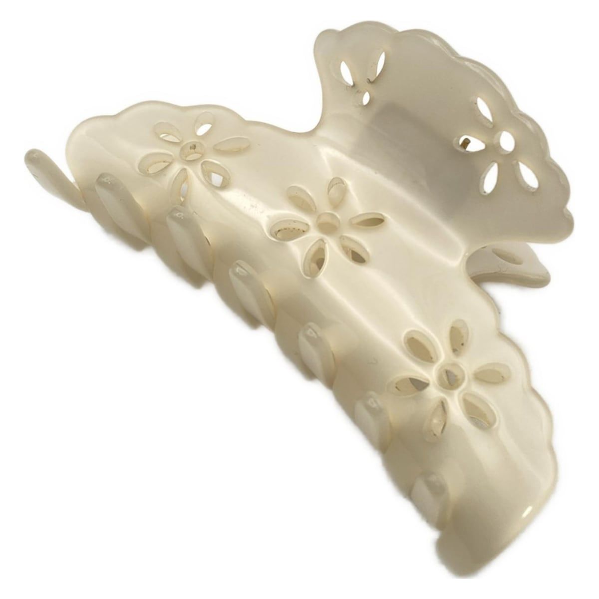 ALEXANDRE de PARIS アレクサンドル ドゥ パリ アクセサリー - アイボリー ヘアクリップ|フラワー 花