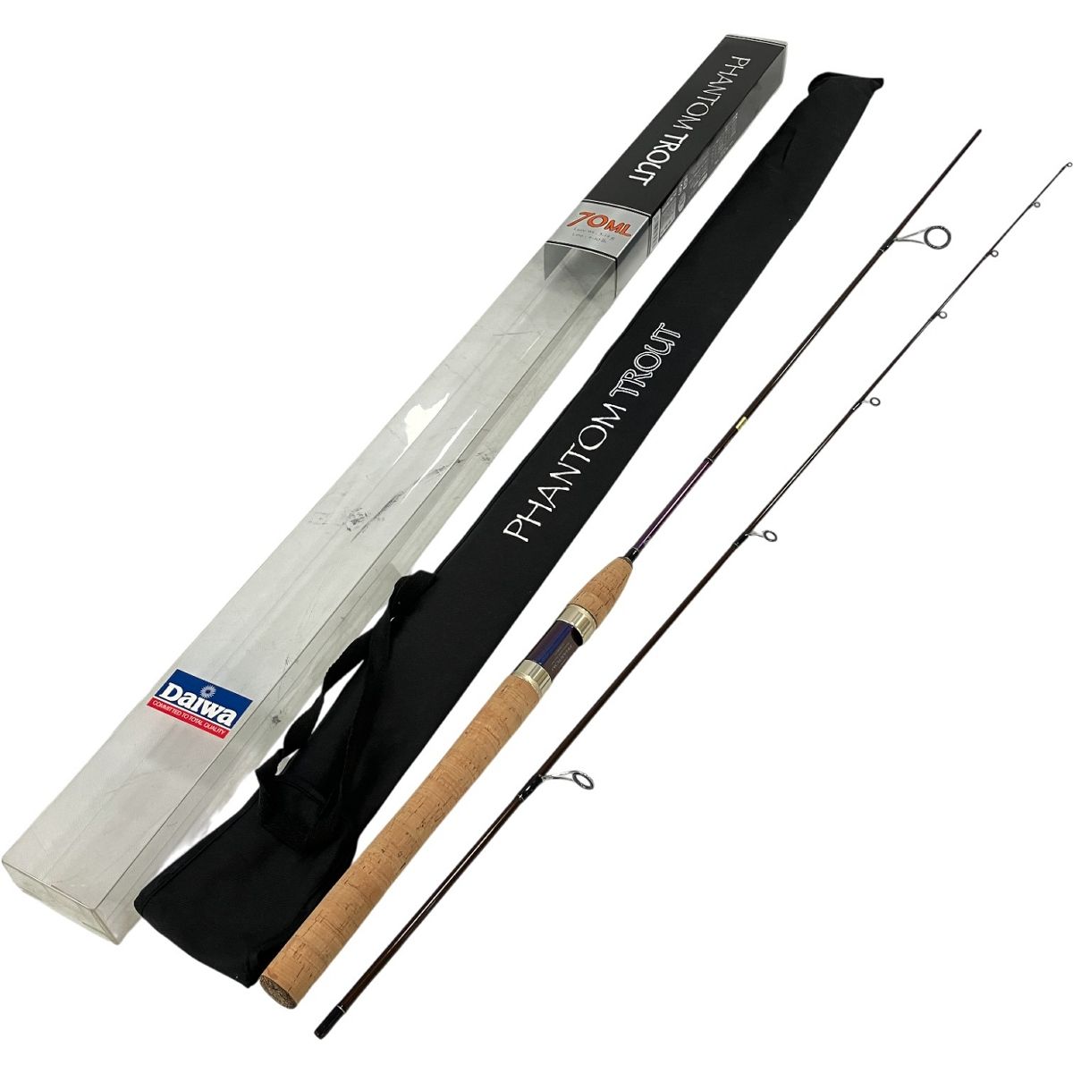 中古 daiwa phantom-s 602LRS ダイワ トラウトロッド DAIWA PHANTOM TROUT PH-TR 2ND 70ML ロッド ダイワ 釣り竿 釣具 中古