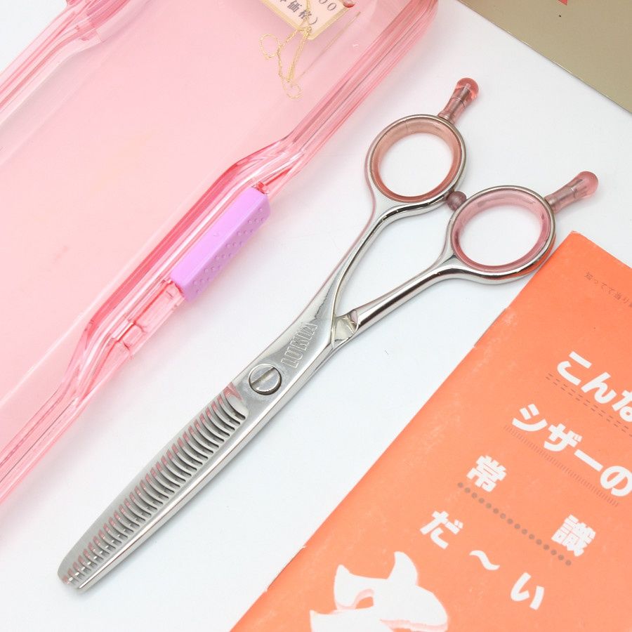 光シザー LUKIA APL-30|20 133 セニング 5.5インチ メガネハンドル 30目L 2段 約20% ルキア