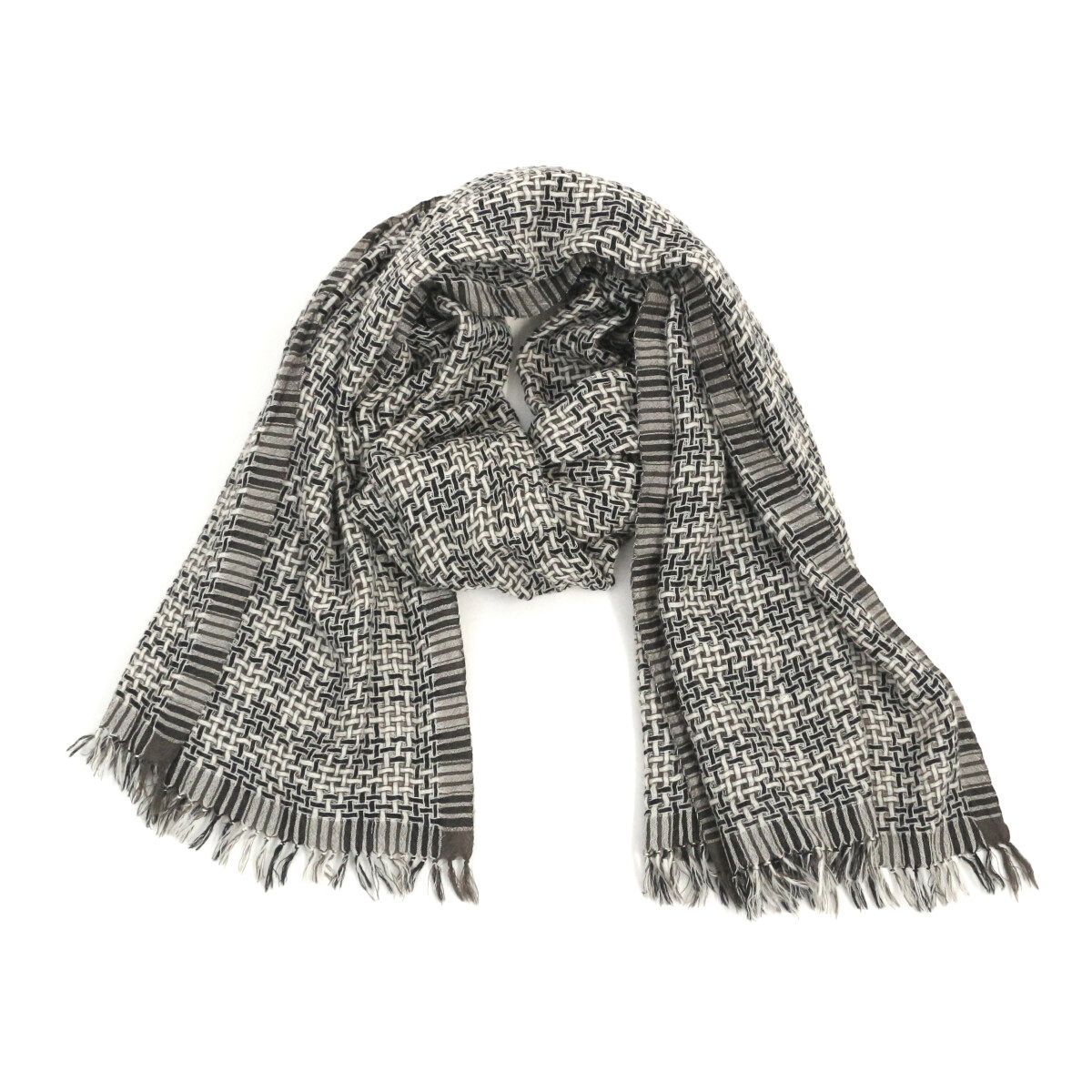 JURGEN LEHL ヨーガンレール バスケット編みスカーフ | ストール