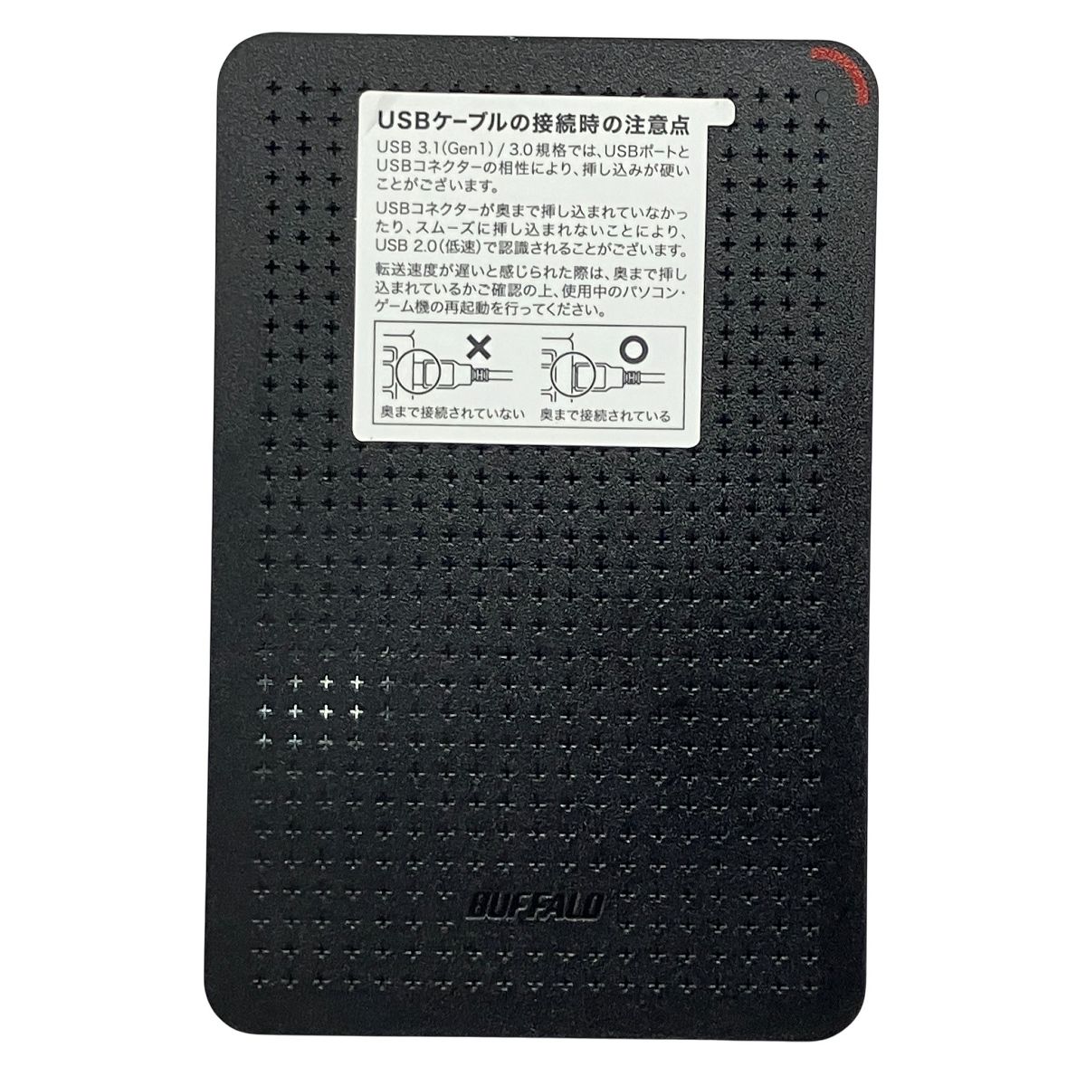 Buffalo MiniStation SSD-PL1.9U3-BK/N 外付け ストレージ USB 3.0 SSD 2TB 1358回 16721時間  T10659980