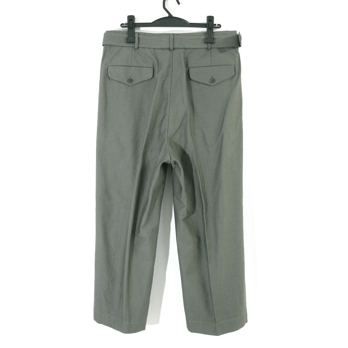 KAPTAIN キャプテンサンシャイン 25 AW Belted Riviera Pants バギーサテンベルテッドパンツ 4