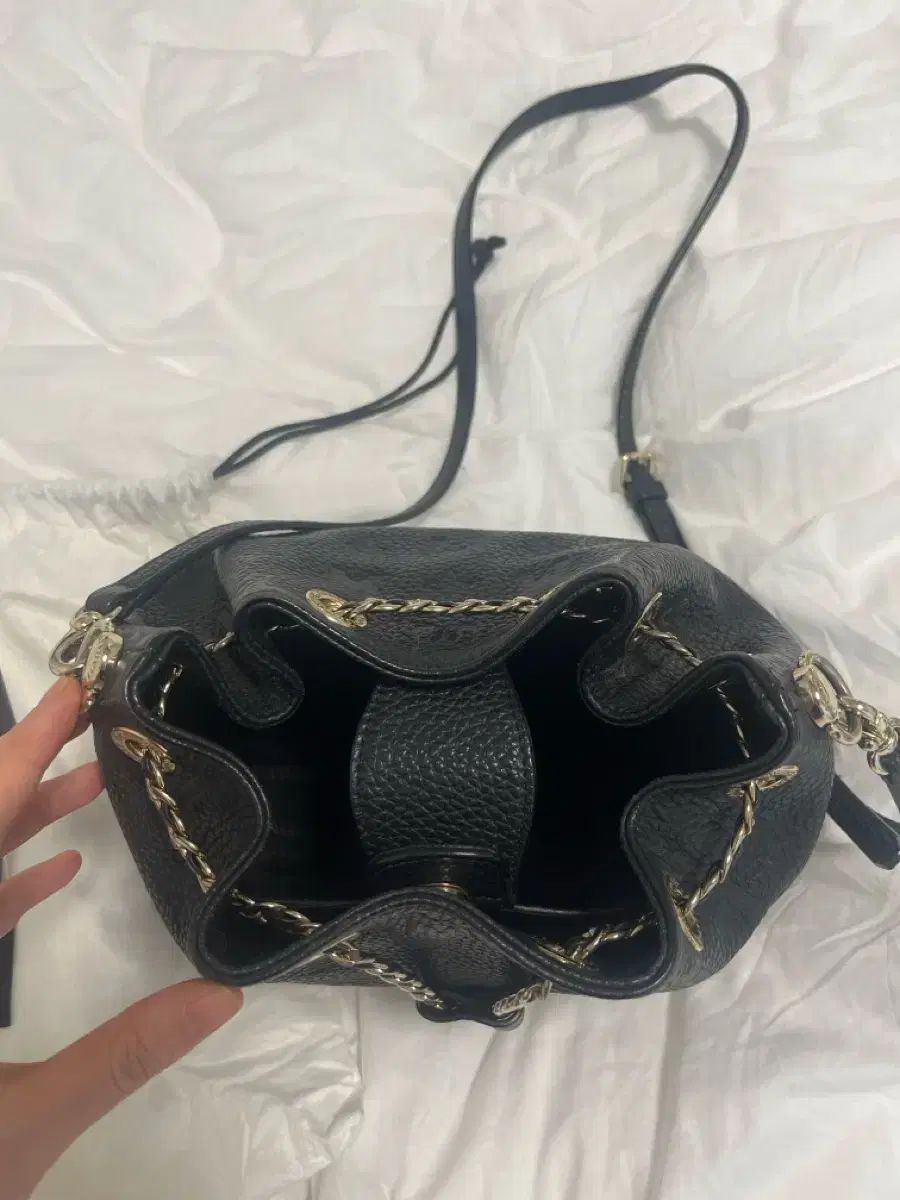 Louis Quatorze ブラック バケットバッグ