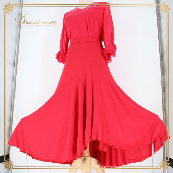 社交ダンス 衣装 スタンダード 上下セット ツーピース レッスンウェア