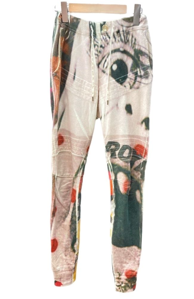 ノゾミイシグロ NOZOMI スウェットパンツ サルエルパンツ 綿 コットン COTTON 日本製 ボトムスその他 総柄 マルチカラー Sサイズ 104 LB-46