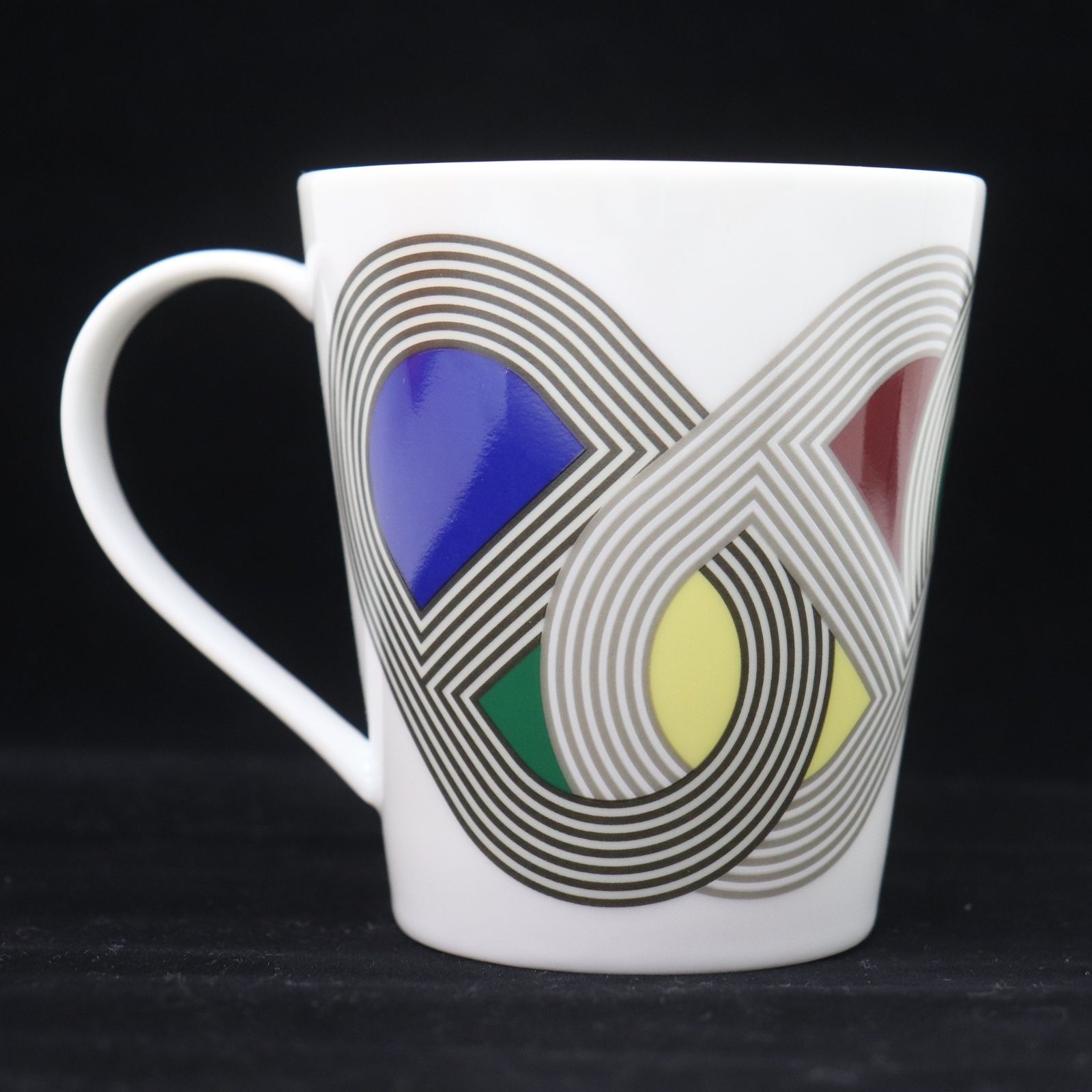 HERMES エルメス ラリー24 マルチ マグカップ カップ コップ 模様 RALLYE 24 箱 食器