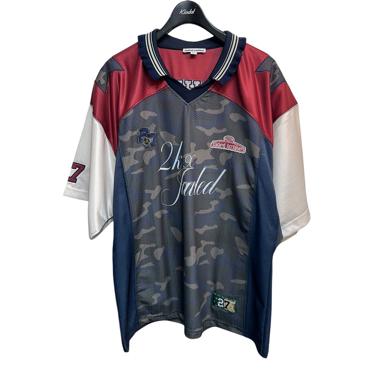 Jaded London 2000 公式 Archives TOUCHDOWN COLLAR FOOTBALL SHIRT