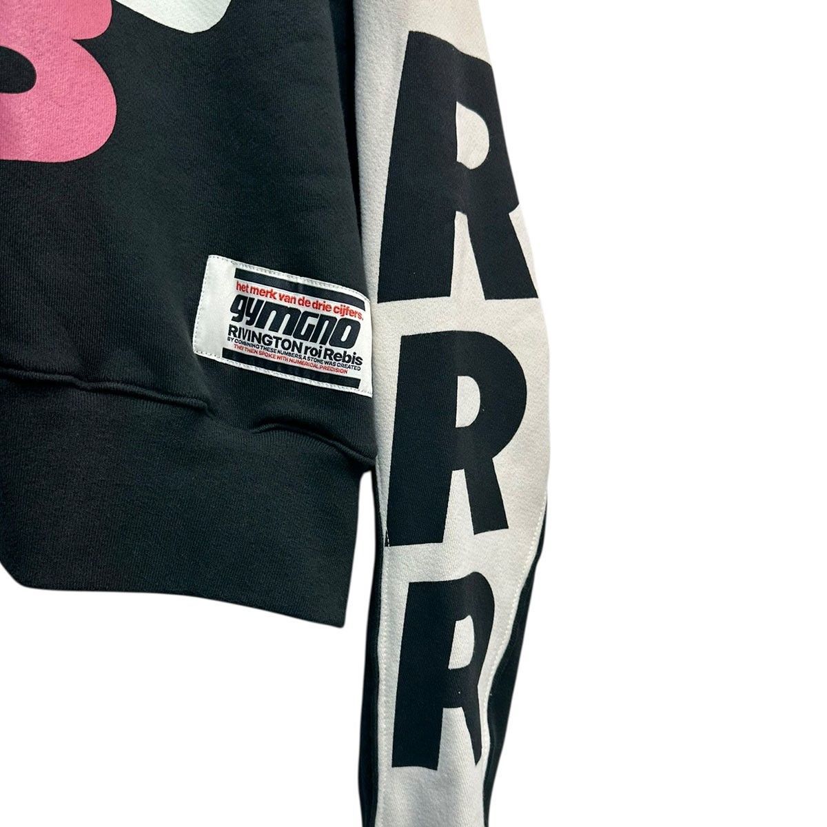 RRR123 RIVINGTON roi Rebis 24SS AGAPE CREWNECK プリントクロップド 
