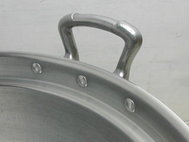 アルミ製 両手鍋 料理鍋 円付鍋 業務用 約42 cm 2511 M