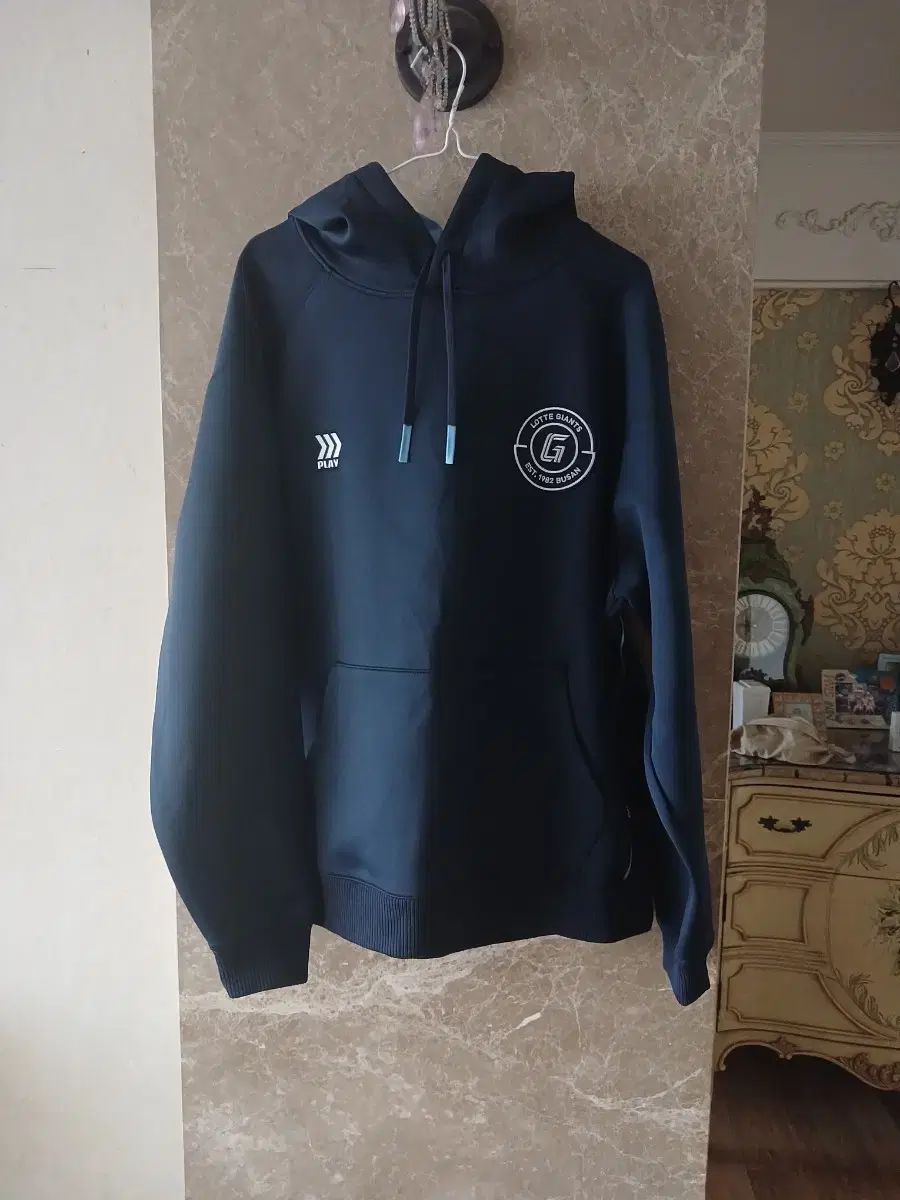 ロッテ ジァイアンツ プレイ フードTシャツ ネイビー