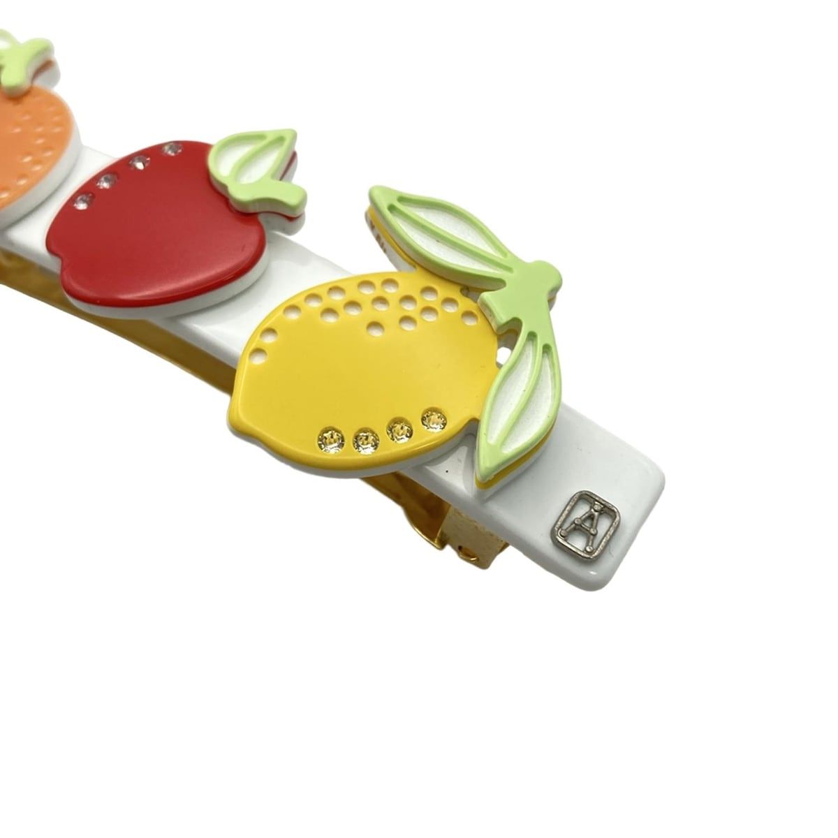 ALEXANDRE de PARIS(アレクサンドル ドゥ パリ) バレッタ - 白