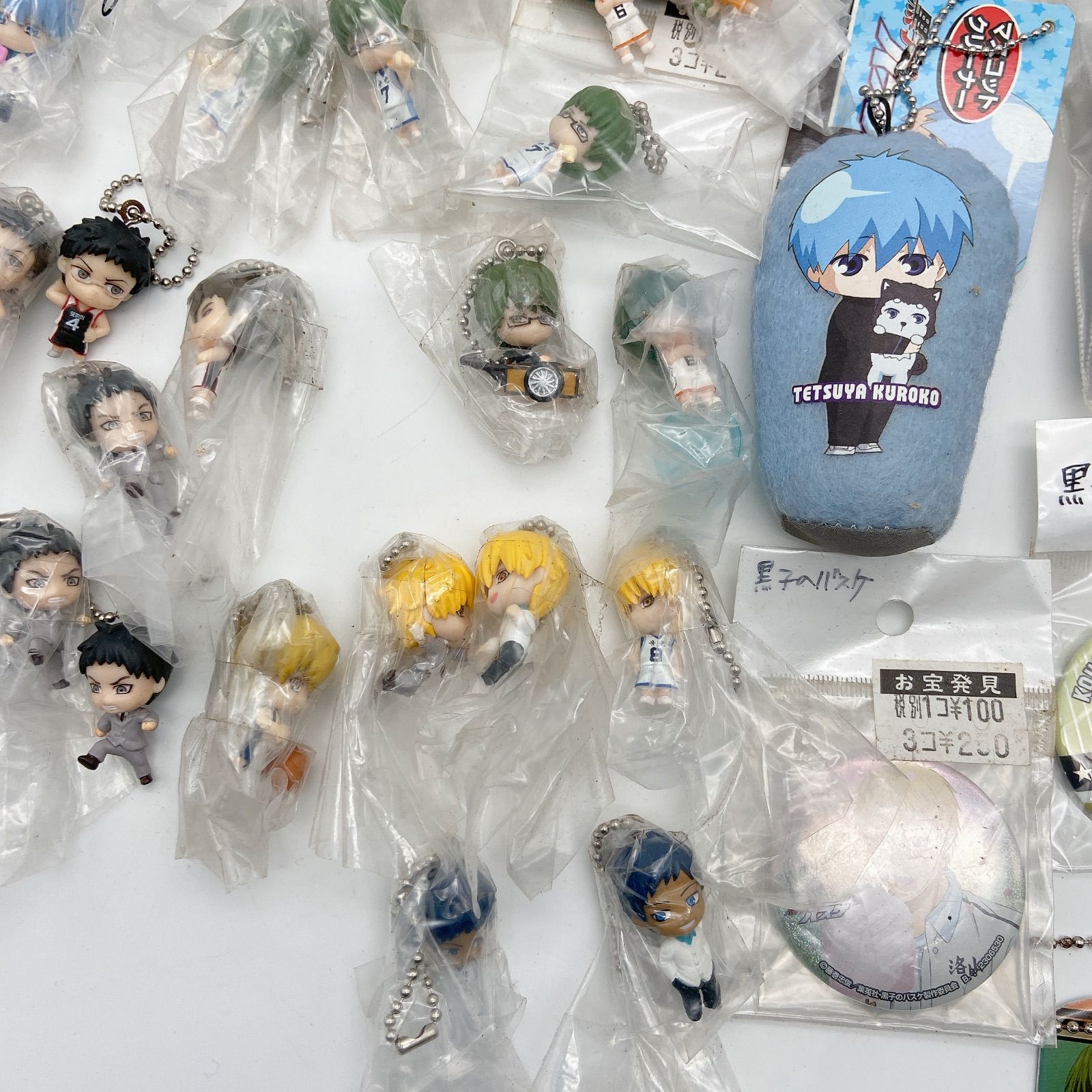 OG2 黒子のバスケ まとめ売り缶バッジ キーホルダー ボールチェーン