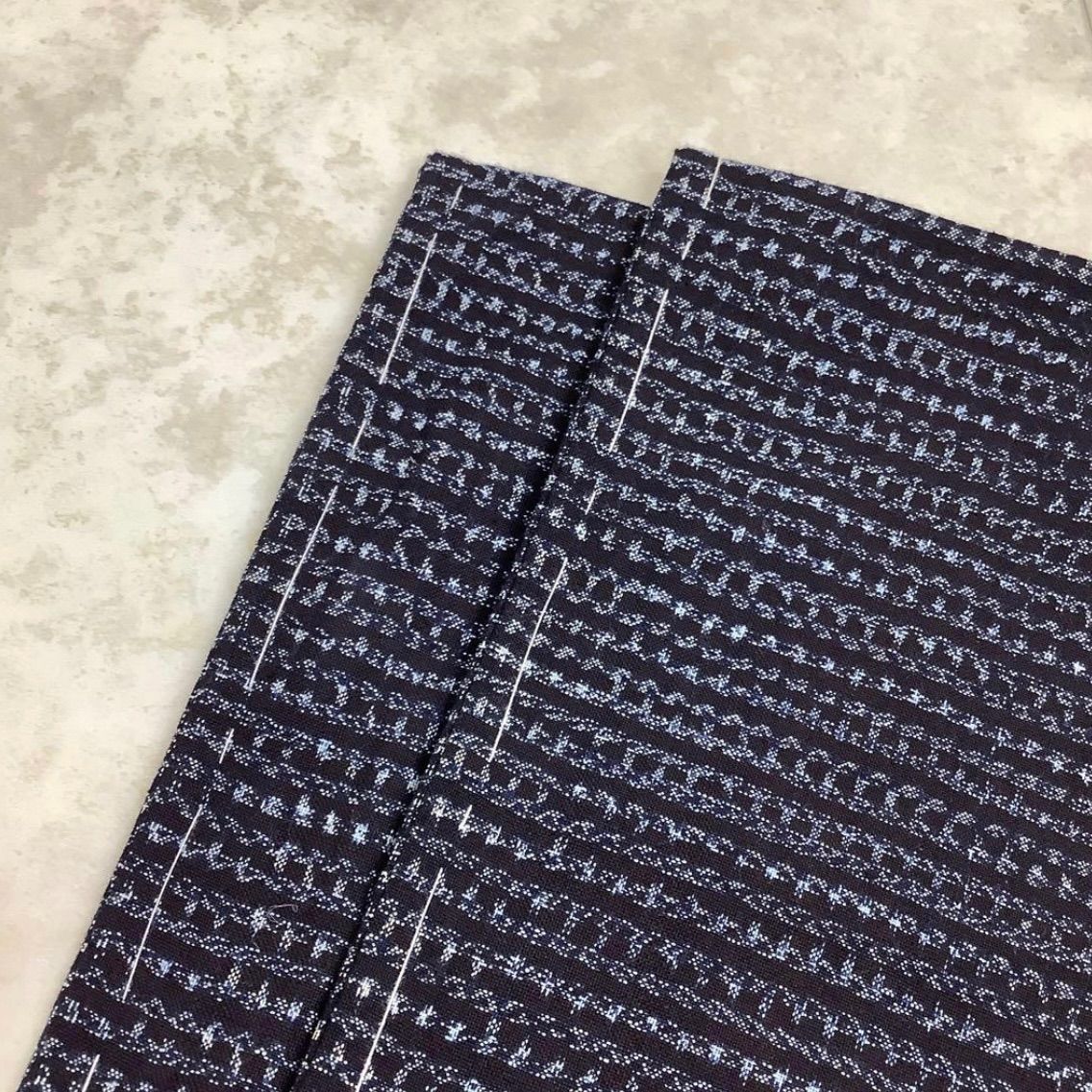 ⬛️ kimono+one⬛️男前屋⬛️未使用同然⬛️本場久留米絣⬛️仕付け