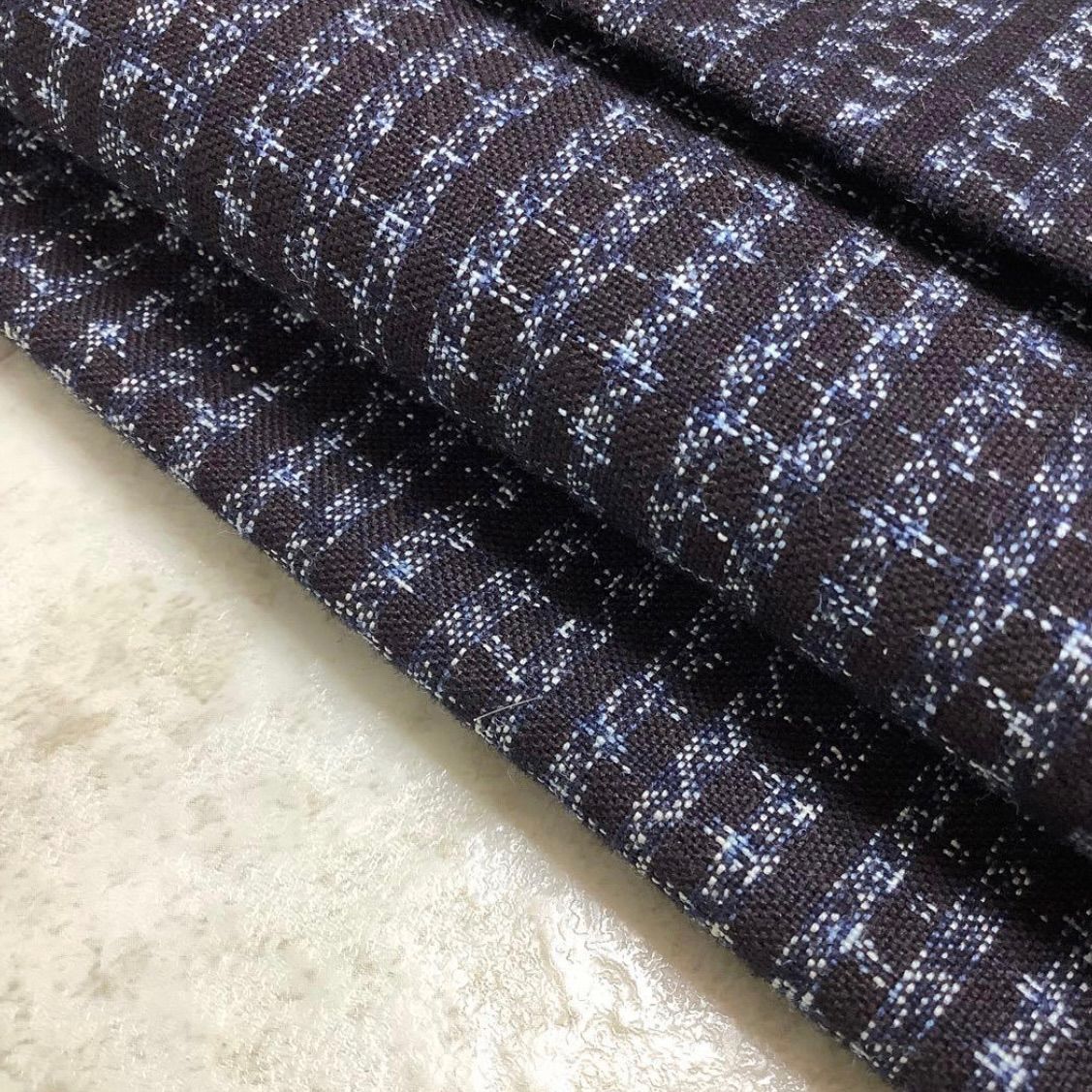 ⬛️ kimono+one⬛️男前屋⬛️未使用同然⬛️本場久留米絣⬛️仕付け