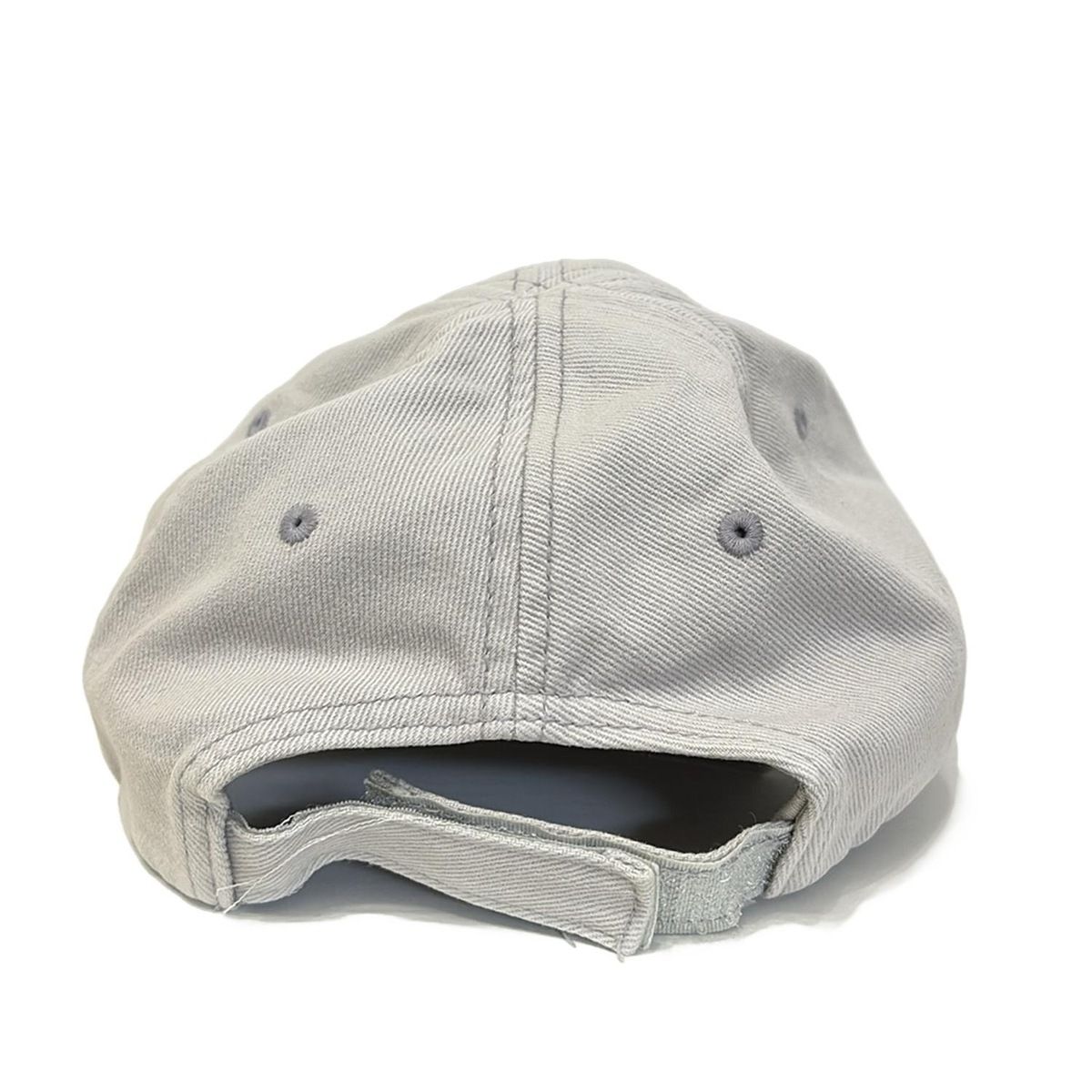  BALENCIAGA バレンシアガ キャップ L ライトグレー 刺繍 コットン ベースボールキャップ キャップ