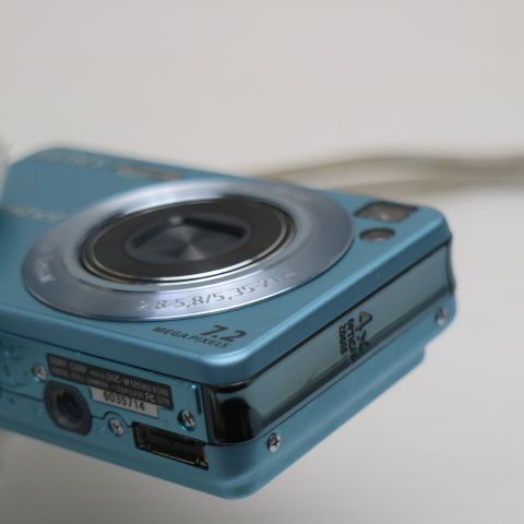 超美品 Cyber-shot DSC-W120 ブルー 即日発送 SONY デジカメ デジタル