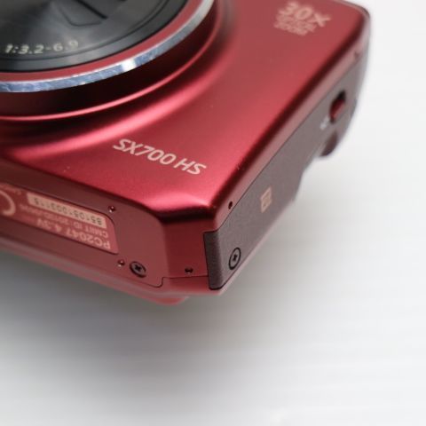 新品同様 PowerShot SX700 HS レッド 即日発送 デジカメ Canon 本体