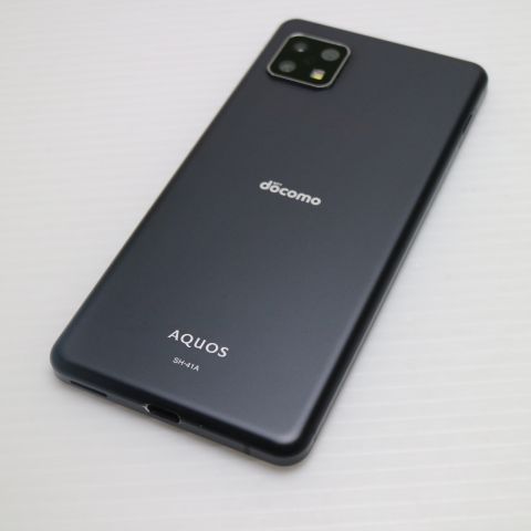 超 SH-41 A AQUOS sense 4 ブラック スマホ 白ロム SHARP 08000