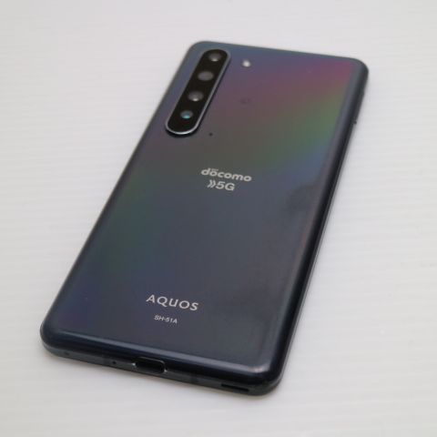 SH-51 A AQUOS R 5 G ブラックレイ スマホ 白ロム 08000
