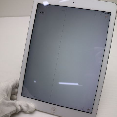 超美品 iPad Air Wi-Fi 16GB シルバー 即日発送 タブレットApple