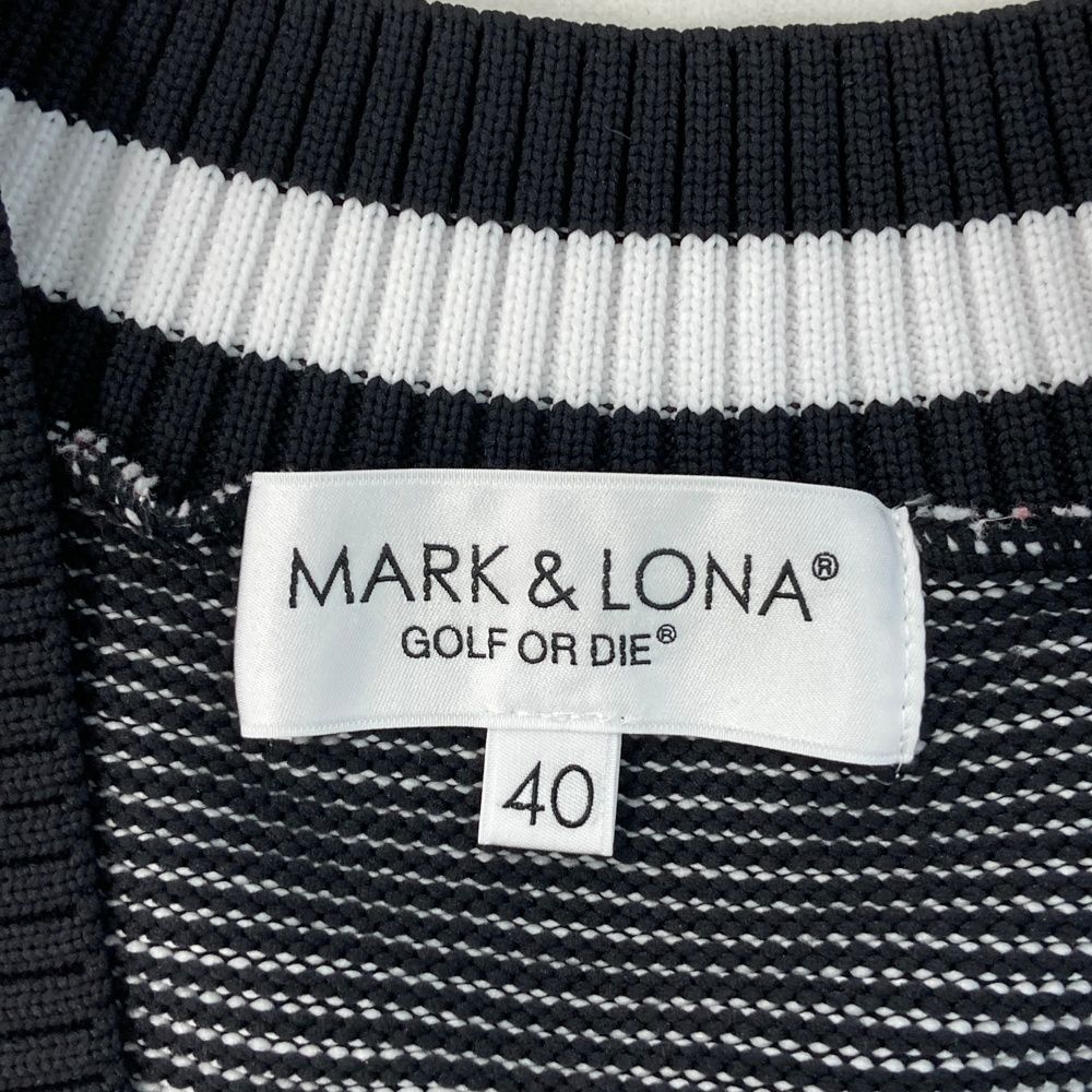 サイズ：40 MARK&LONA マークアンドロナ Vネック ニットベスト