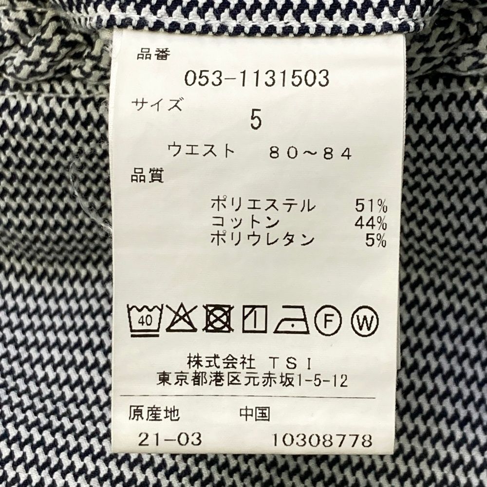 サイズ：5 PEARLY GATES パーリーゲイツ ストレッチパンツ 総柄