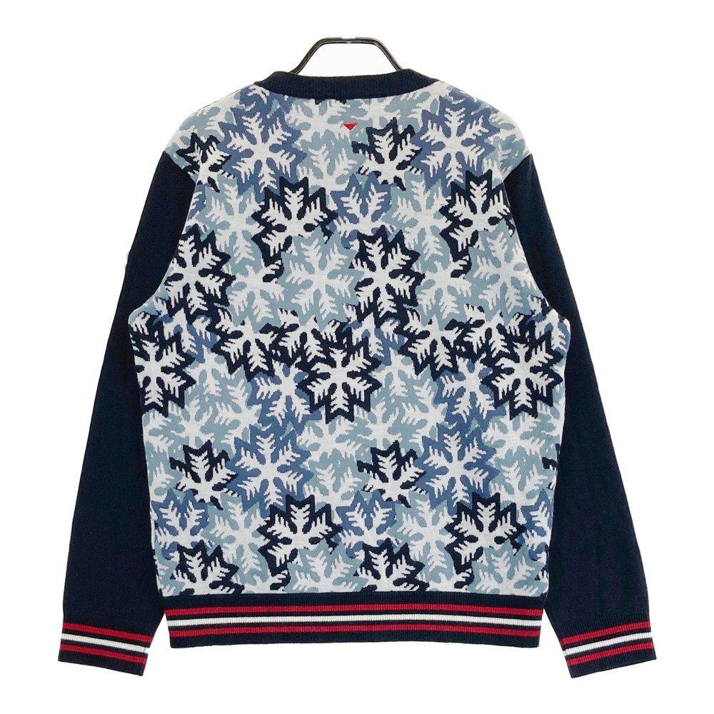 総柄 ネイビー系