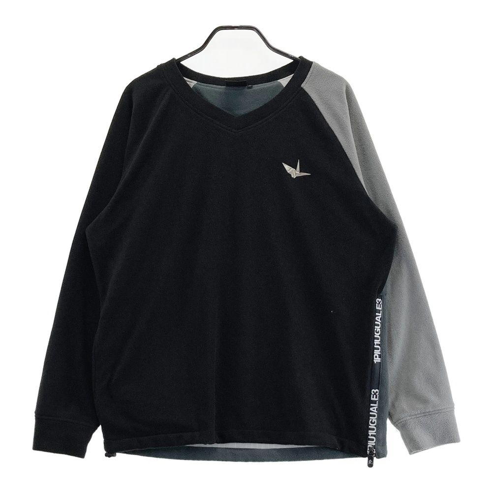 サイズ 6 GOLF ×戸賀敬城 蓄熱 フリース プルオーバー ブラック系 ゴルフウェア メンズ ストスト