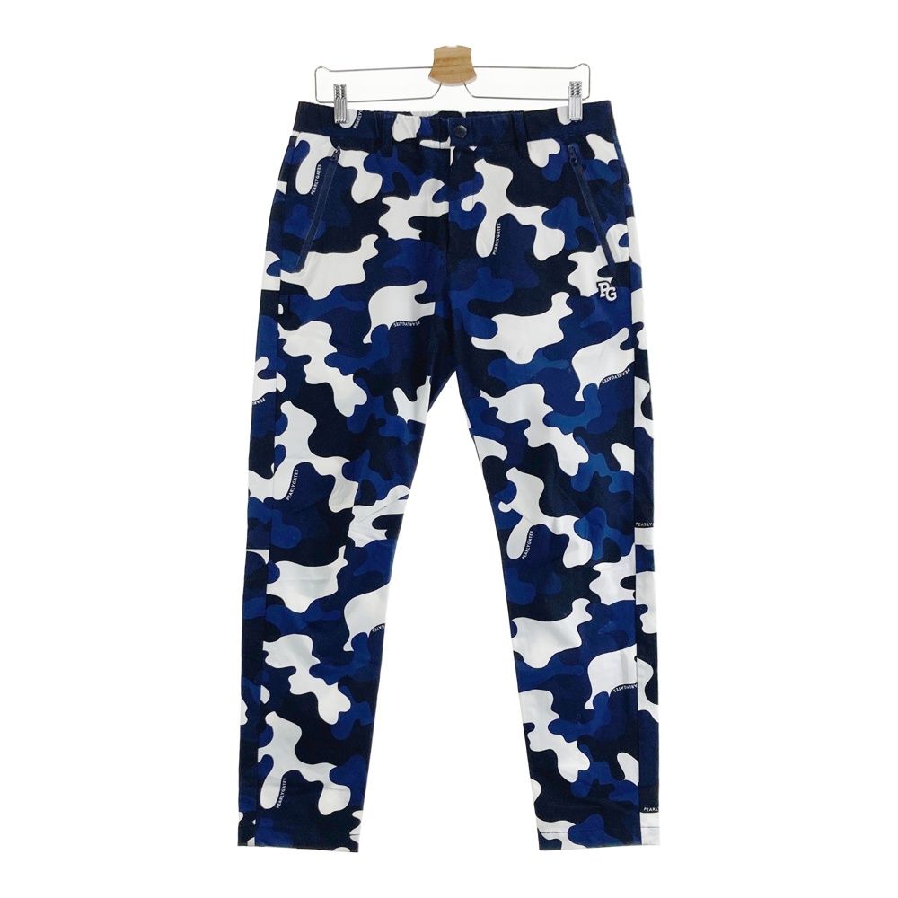 サイズ 5 PEARLY GATES パーリーゲイツ ロングパンツ カモフラ柄 ネイビー系 ゴルフウェア メンズ ストスト