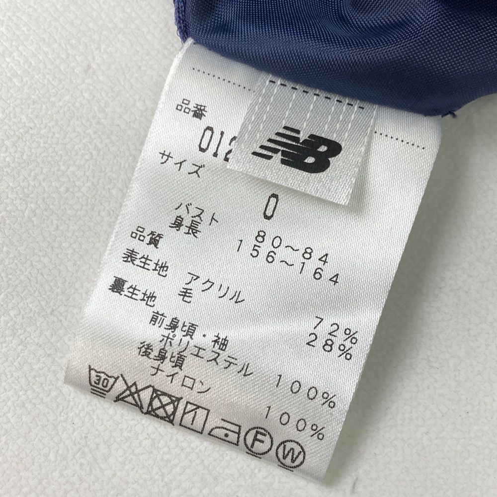サイズ：0 NEW BALANCE GOLF ニューバランス 裏地付 ウール混 ニット