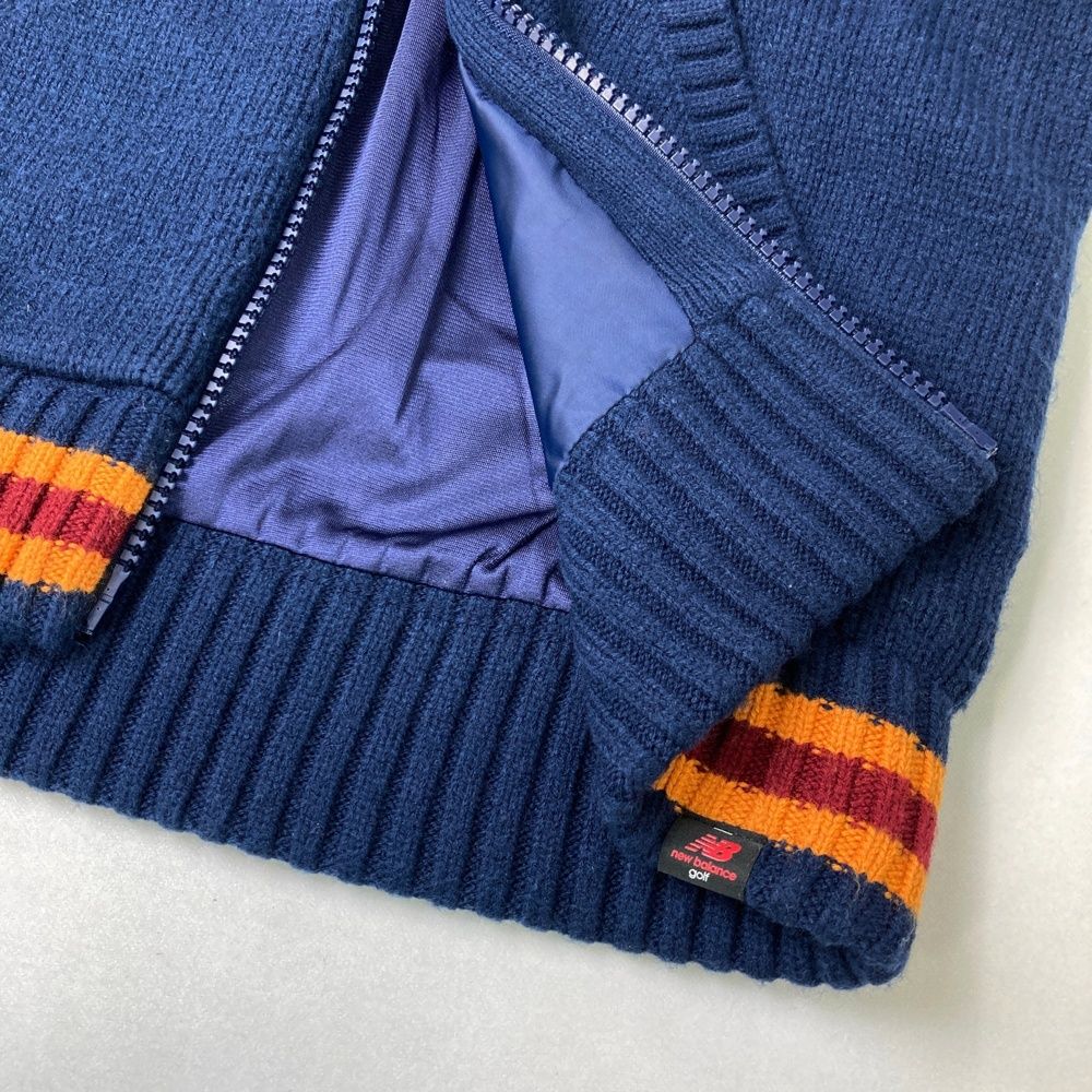 サイズ：0 NEW BALANCE GOLF ニューバランス 裏地付 ウール混 ニット