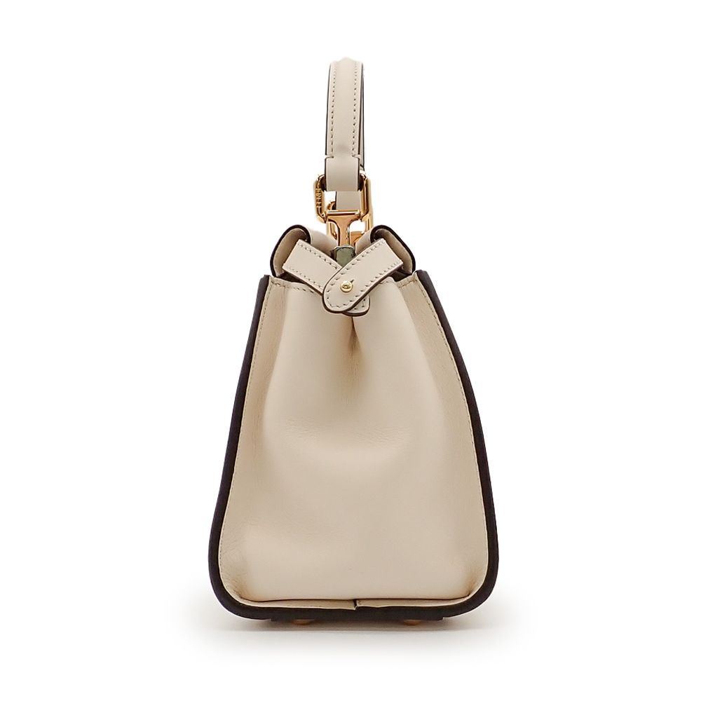 フェンディ ピーカブー 2way ショルダー ハンドバッグ ズッカ ターンロック フェンディ ピーカブー スモール ハンドバッグ ショルダーバッグ 2way