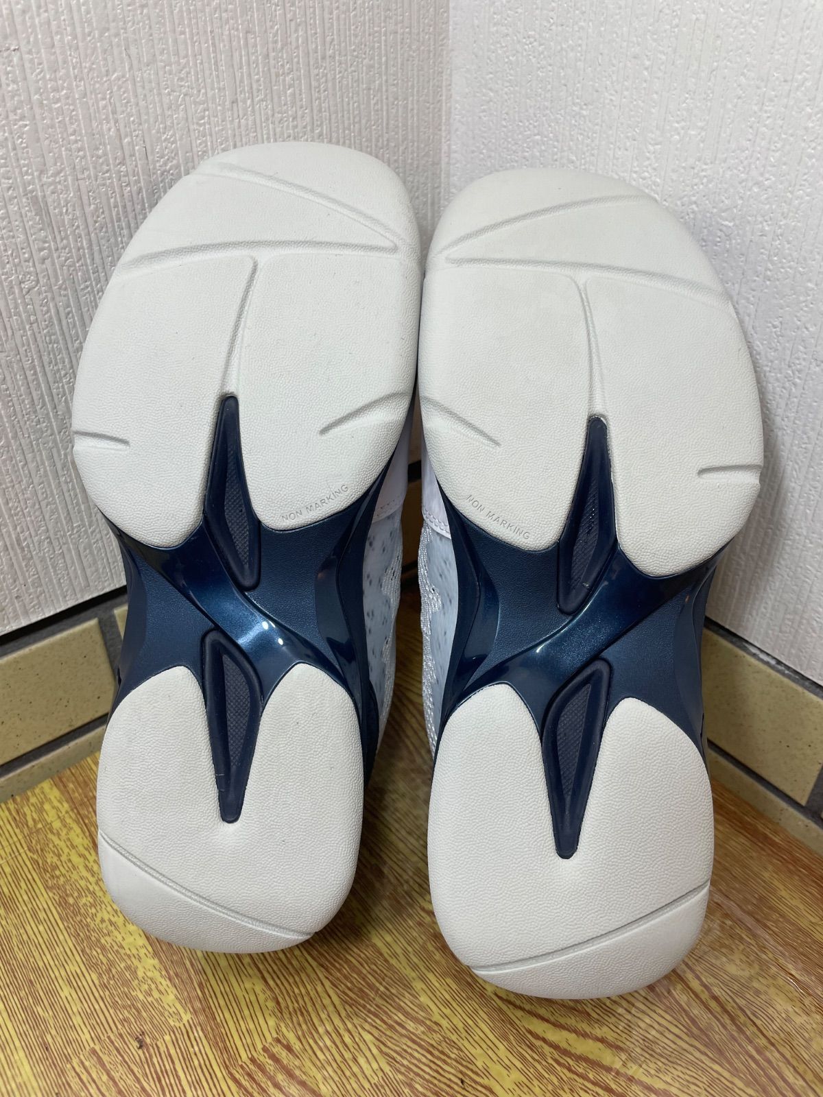 未使用級❗️ Prince プリンス DPS022 テニスシューズ 25cm ホワイト/ネイビー 替紐付 WIDE LITE ADVANCE HC - Prince プリンステニス公式サイト