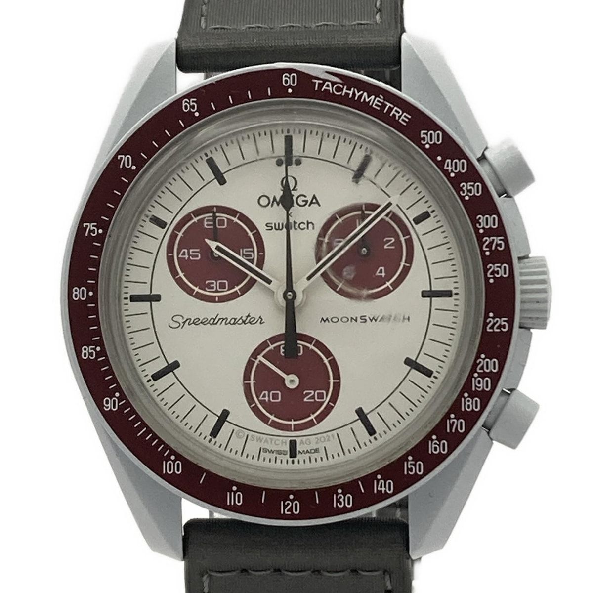 OMEGA オメガ 腕時計 シーマスター メンズ SWATCH 白