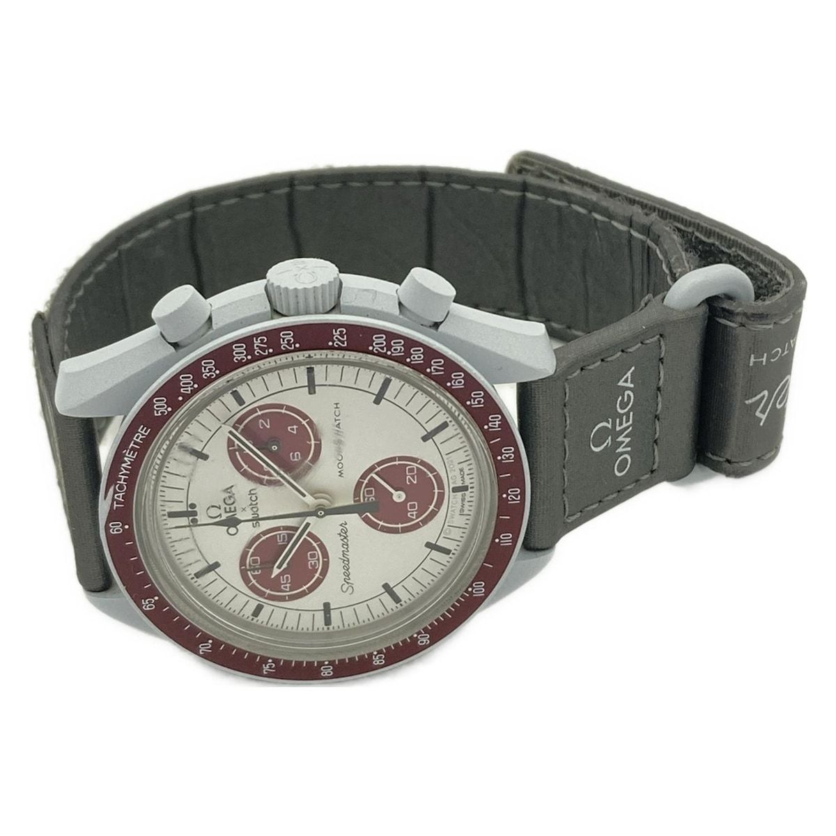 OMEGA オメガ 腕時計 シーマスター メンズ SWATCH 白