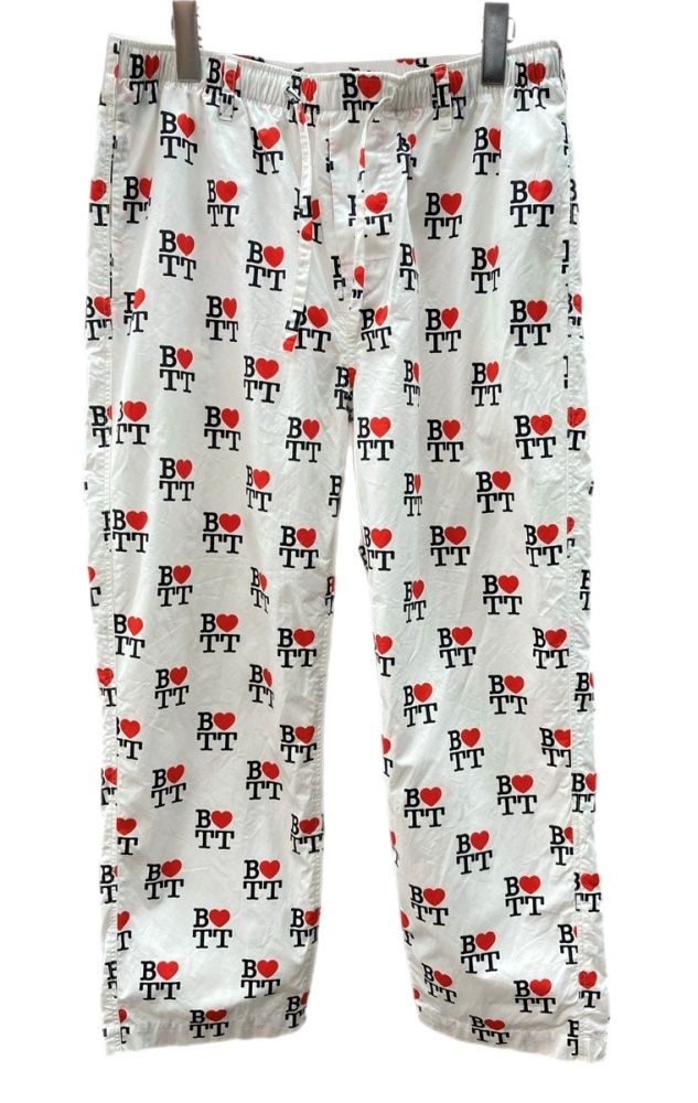ボット BoTT ユニセックス LOVE Pajama パジャマパンツ アイラブ I NY オマージュ ロゴ プリント トレンド Y 2 K WHITE ホワイト系 白 231 08 ボトムスその他 総柄 ホワイト Lサイズ 104 LB 47