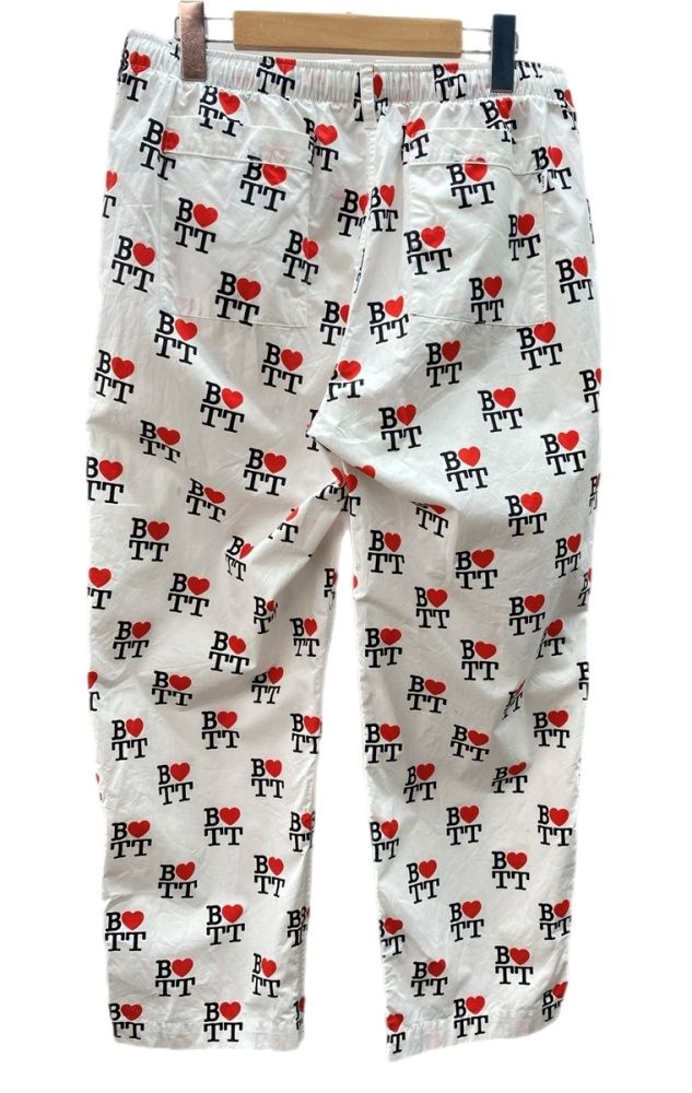 ボット BoTT ユニセックス LOVE Pajama パジャマパンツ アイラブ I NY オマージュ ロゴ プリント トレンド Y 2 K WHITE ホワイト系 白 231 08 ボトムスその他 総柄 ホワイト Lサイズ 104 LB 47