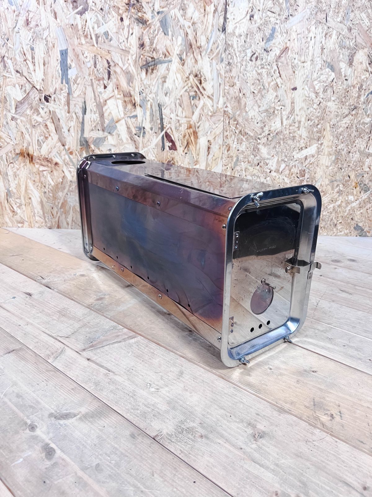 片面ガラス 延長煙突付き