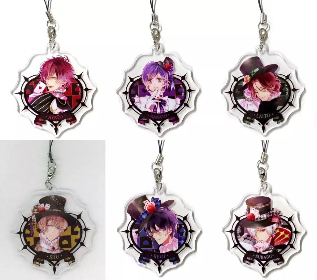DIABOLIK LOVERS アクリルストラップ 13人セット メルカリ