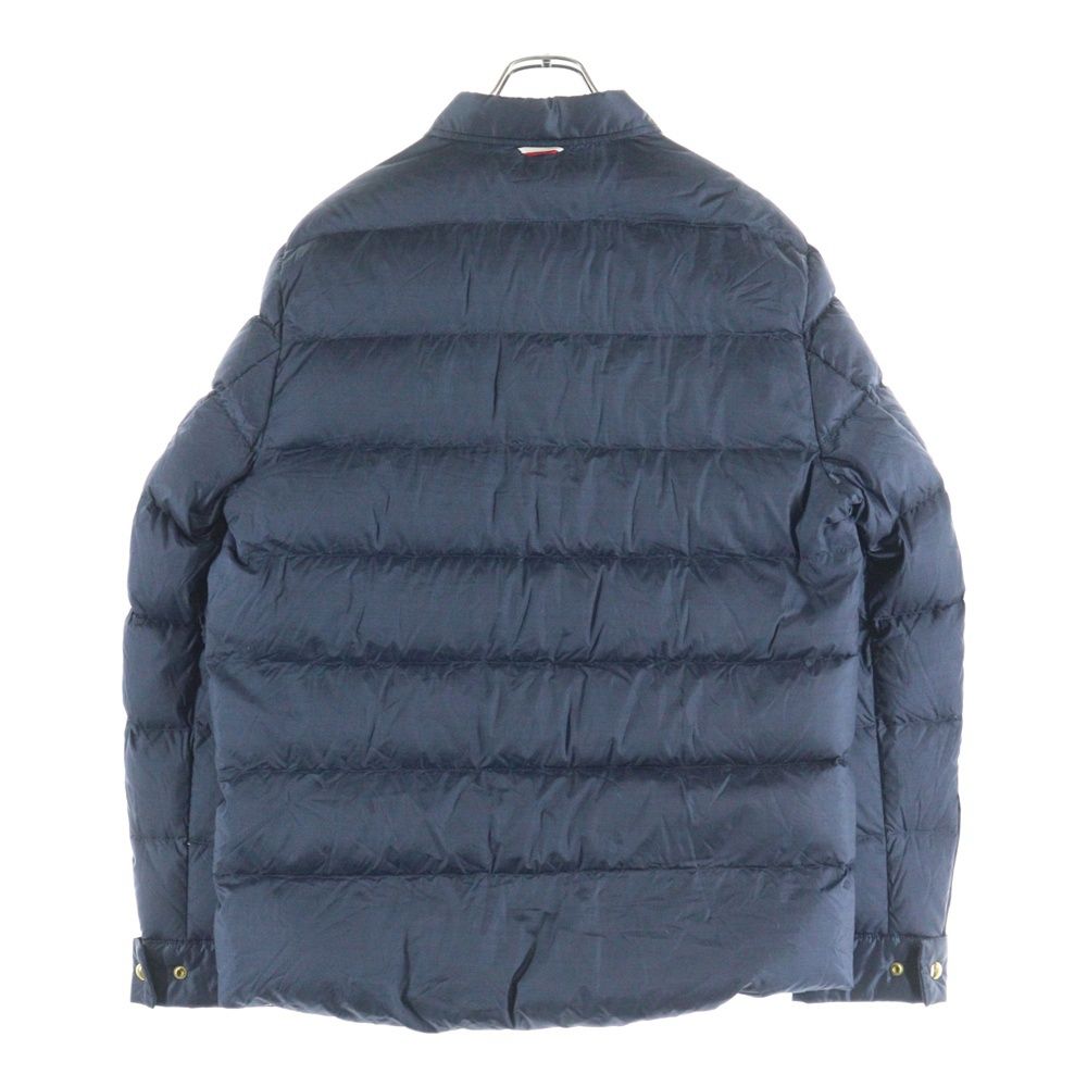 MONCLER GAMME BLEU モンクレール ガム ブルー カットアウト ワッペンロゴ スナップボタン ダウン シャツ ジャケット 63367