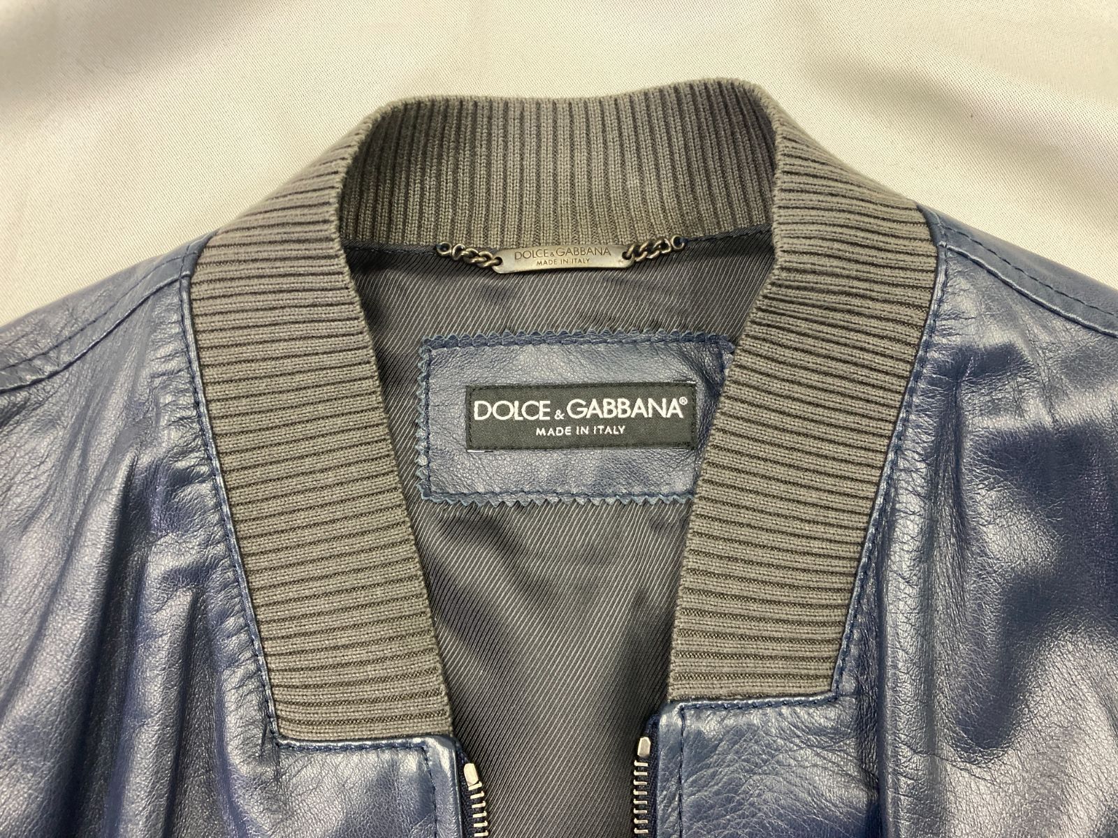 Dolce & Gabbana（ドルチェ＆ガッバーナ） ラムレザー ブルゾン