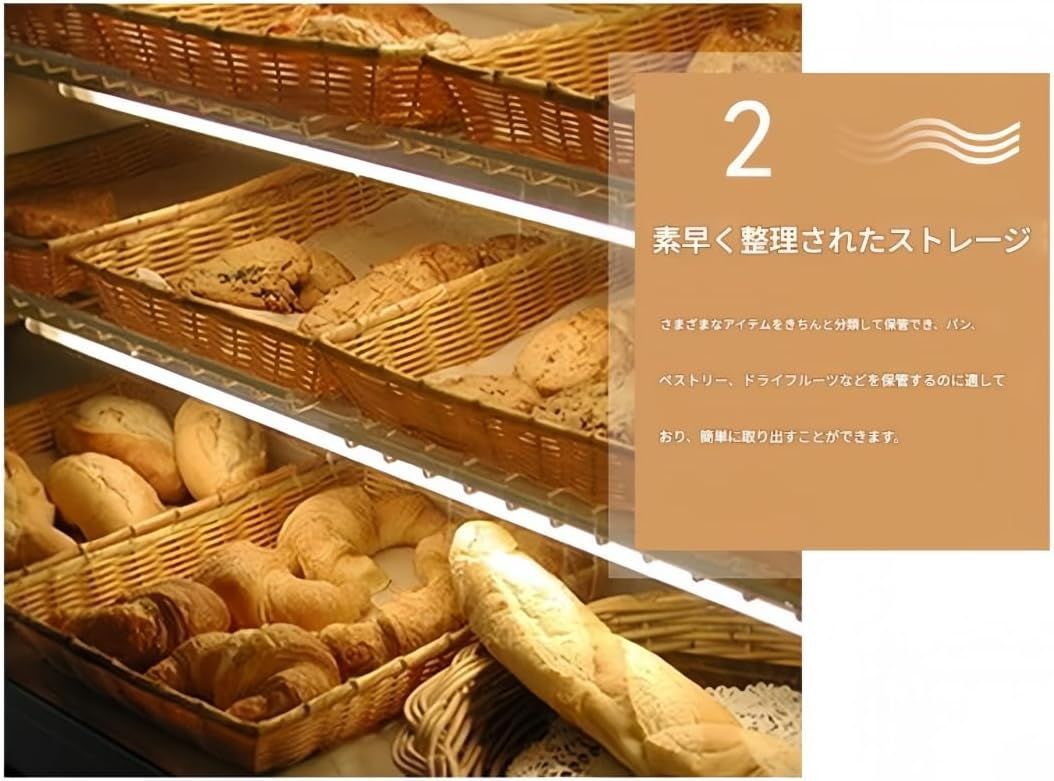  推薦◆ブレッドバスケット 食パンケース パンかご フードカバー ブレッドケース 蓋付き 透明 お菓子|果物|デザート|チーズ|ケーキ|クッキー収納バスケット キッチン収納 プラスチック製蓋付き パーティー ビュッフェ用 ×30 cm その他 食器