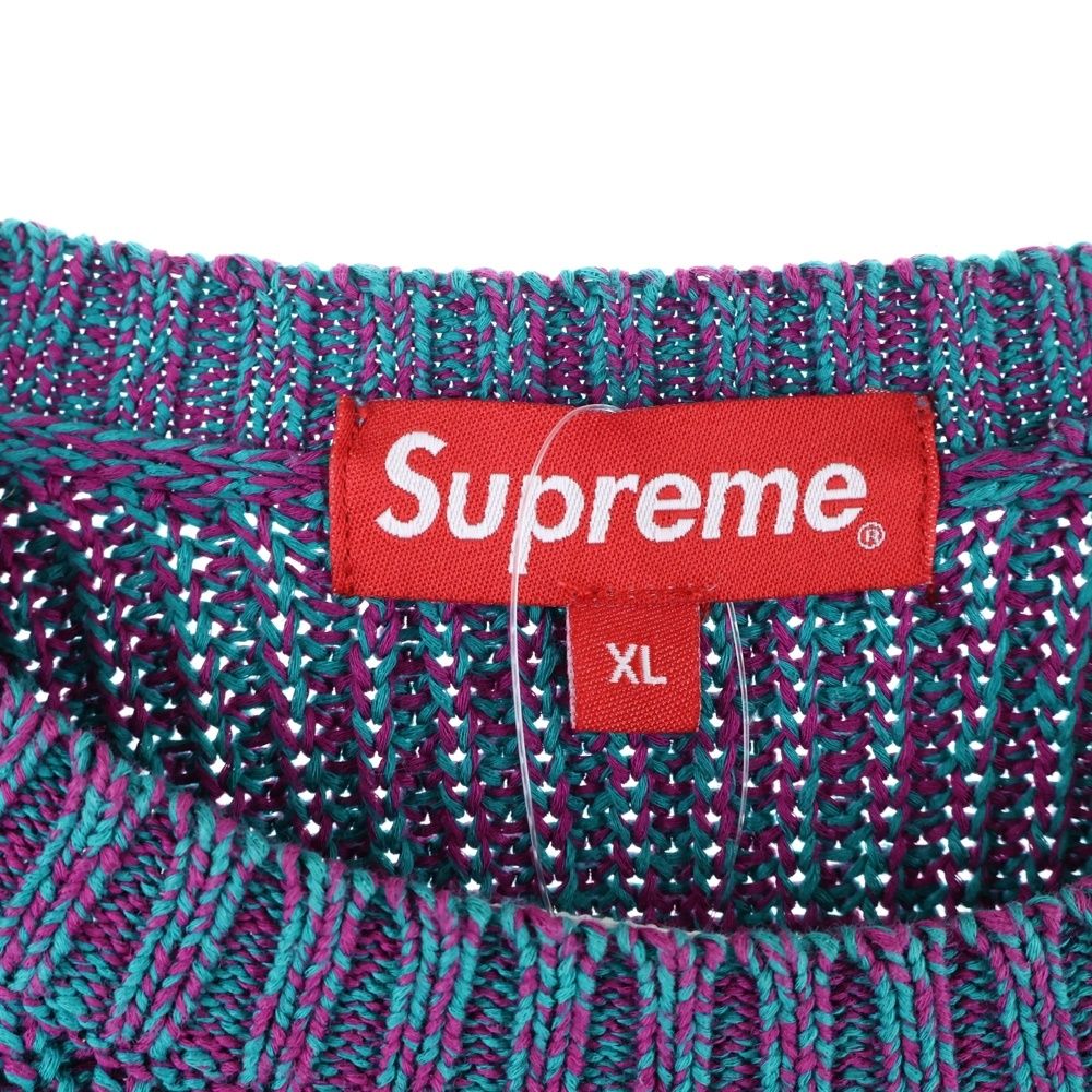 SUPREME (シュプリーム) 21AW Melange Rib Knit Sweater Small Box