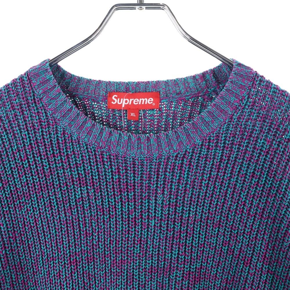 SUPREME (シュプリーム) 21AW Melange Rib Knit Sweater Small Box