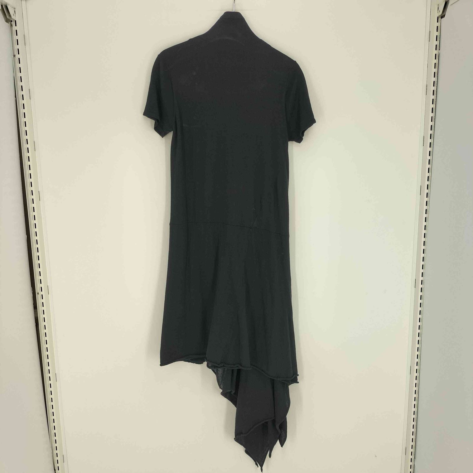 レギュレーションヨウジヤマモト Yohji Yamamoto 23 AW HIGH TWISTED COTTON R 16 G NECK DRESS ハイ ツイスト コットン ハイネック ドレス ワンピース レディース JPN 2