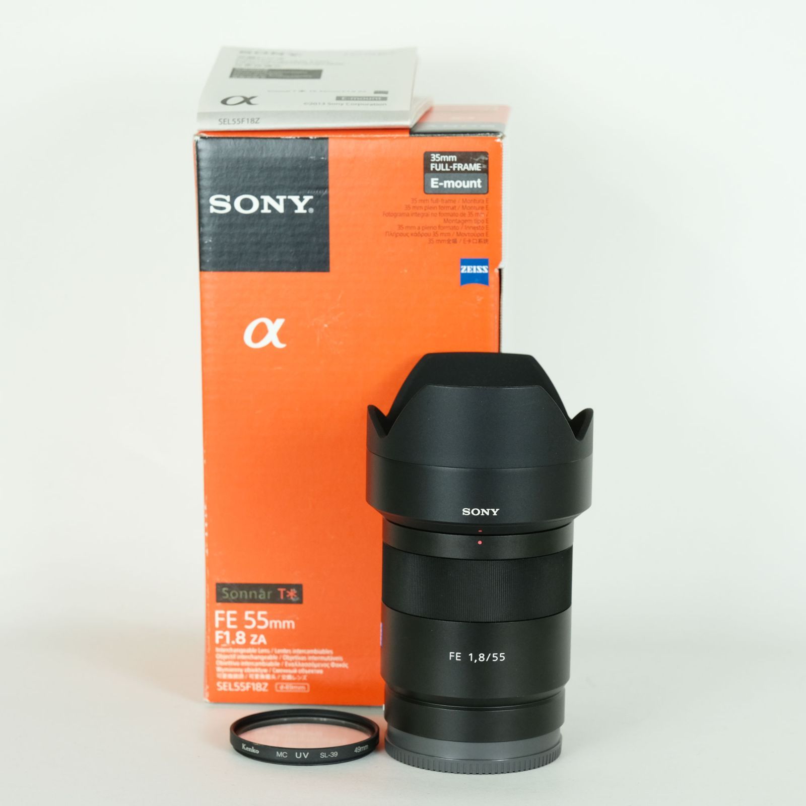 美品 | フィルター付] SONY Sonnar T* FE 55mm F1.8 ZA SEL55F18Z